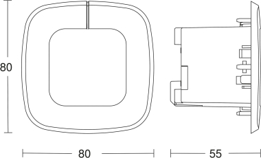 STEIN Präsensmelder IR QUATTRO SLIM XS 