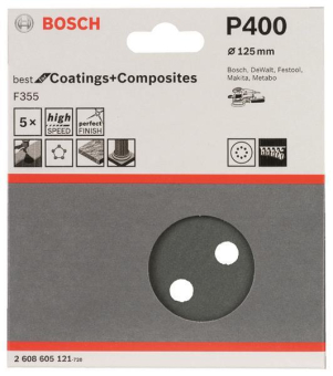 Bosch 5Schleifblatt F355      2608605121 