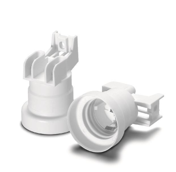 Vossloh Fassung E27 PET GF weiß   503041 