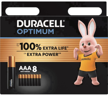 Duracell Batt.1,5V Micro    Optimum 8AAA 