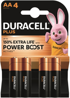 Duracell       Plus-Boost-AA (MN1500) K4 