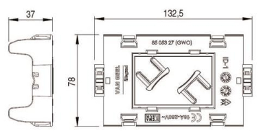 Legrand VG351069 MOSAIC 2/3Module 