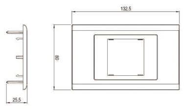 Legrand VG351049 Abdeckrahmen 2Module 