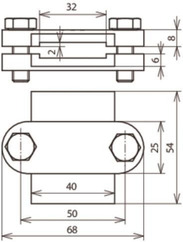 DEHN Verb.-/Trennklemme TG/tZn 2- 455000 