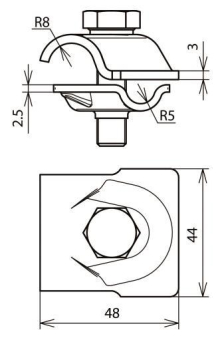 Dehn    MVK 200 8.10 16 SKM10X40 FSC V2A 