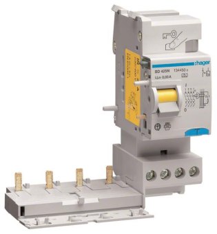 Hager Fehlerstrom Block 4polig    BD425N 