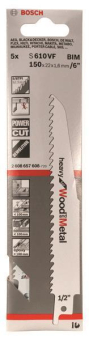 Bosch 5Säbelsägeblatt S 610   2608657608 