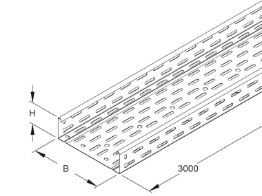 NIED Kabelrinne O. Verb.     RLC60.200OV 
