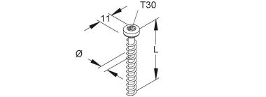 Niedax Schraubanker   NSA 6X50/FKK-T30 V 
