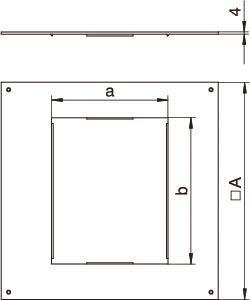 OBO DUG 350-3 6 Montagedeckel 350-2/3 f. 
