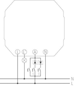 Theben Unterputz Dimmer   DIMAX 542 plus 
