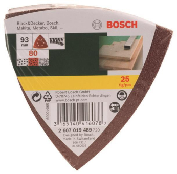 Bosch Schleifblatt-Set        2607019489 