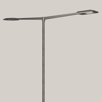 BEGA E-Aufsatzleuchte silber    77758AK3 