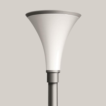 BEGA E-Aufsatzleuchte silber    77122AK3 