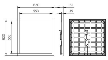 PHIL CoreLine LED-Panel RC133V G6 M625 