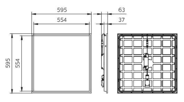 PHIL CoreLine LED-Panel RC133V G6 UGR19 