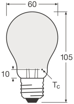 LEDV LED Bulb 11-100W/827 1521lm 