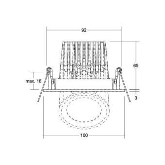 Brumberg LED-Einbaustrahler 13  12401083 