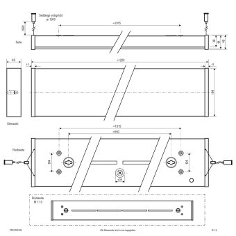 EVN LED Pendelleuchte up/down PPD1200125 