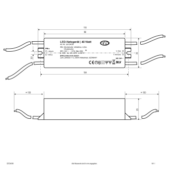 EVN Netzgerät 24V/DC -0,1-36W   E6724036 
