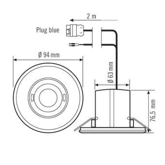 Esylux PD-FLAT 360/8 RW BMS   EP10428869 