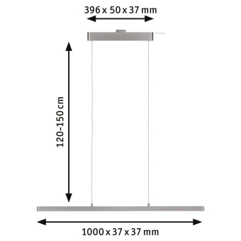 Paulmann URail Zigbee Pendel Lento 95578 