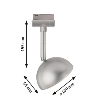 Paulmann URail Spot Hemi 1x5W      95508 