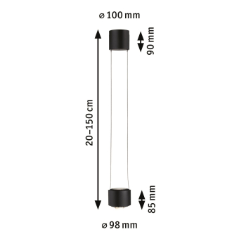 Paulmann URail Pendel Aldan 1x13W  94972 