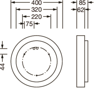 Siteco Round 21 SWand-und  51MR34GD0321W 