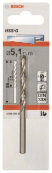 Bosch 1Metallbohrer HSS-G DIN 2608585923 