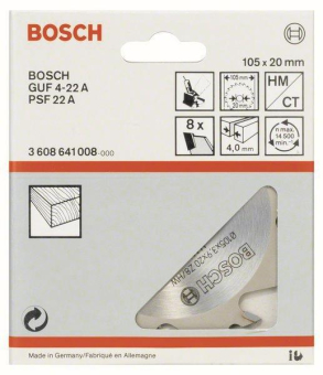 Bosch Scheibenfräser 8 20mm   3608641008 