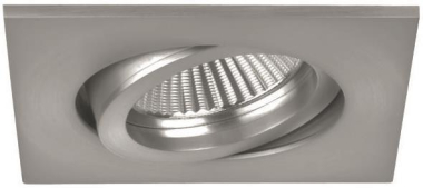 BRUM Einbaustrahler eckig 6W chrom  BB05 