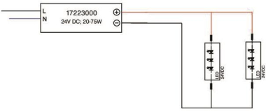 BRUM LED-Netzgerät 24V 20-75W   17223000 