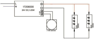 BRUM LED Netzgerät 24V 1-20W    17206000 