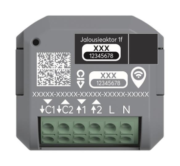 BJ Jalousieaktor 1-fach UP    62831 U-WL 