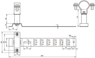 Dehn 202857    DLH ZS 27 30 H55 L205 V2A 