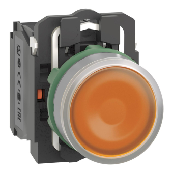 Schneider Leuchtdrucktaster, XB5AW35B5C0 