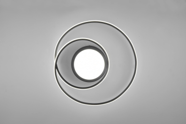 TRIO Deckenleuch. YAVA Schwarz 672310232 