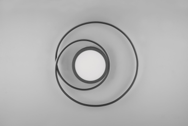 TRIO Deckenleuch. YAVA Schwarz 672310232 