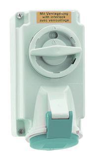 Bals Wandsteckdose TE abschaltbar   1642 