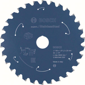 Bosch Kreissägeblatt EX SL H 136x20 