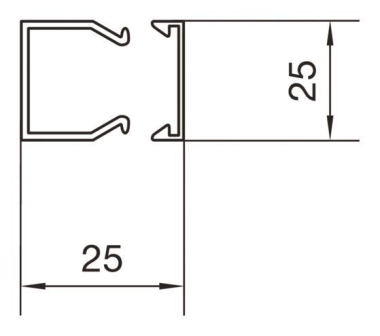 Hager Leitungsführungskanal LF2502508014 