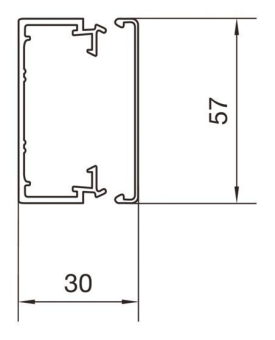Hager Leitungsführungskanal LF3006009016 