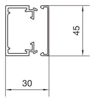 Hager Leitungsführungskanal LF3004507035 