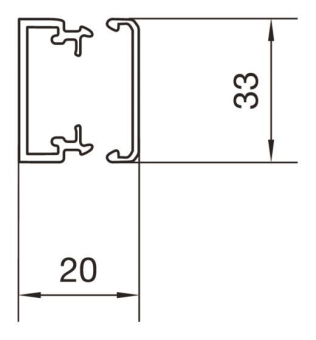 Hager Leitungsführungskanal LF2003507030 
