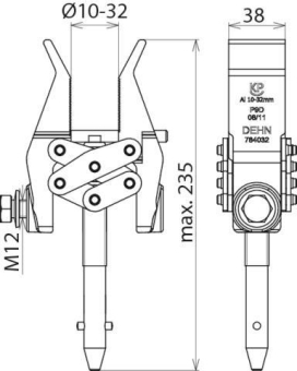 Dehn 784032 PSK 10 32 SQL  PSK 10 32 SQL 