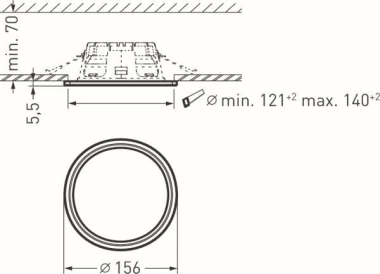TRILUX Amatris G4 C04 SP 140 01  8458200 