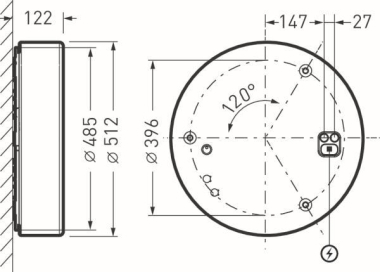 TRILUX Mondia G3 Z WD3 DW 32-840 7970651 