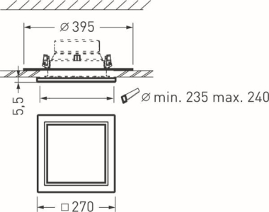 TRILUX SNS QC07 KP DA 240x240 01 8184700 