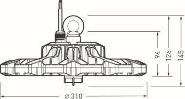 TRIL Hallenleuchten Ondo Linse   8427340 
